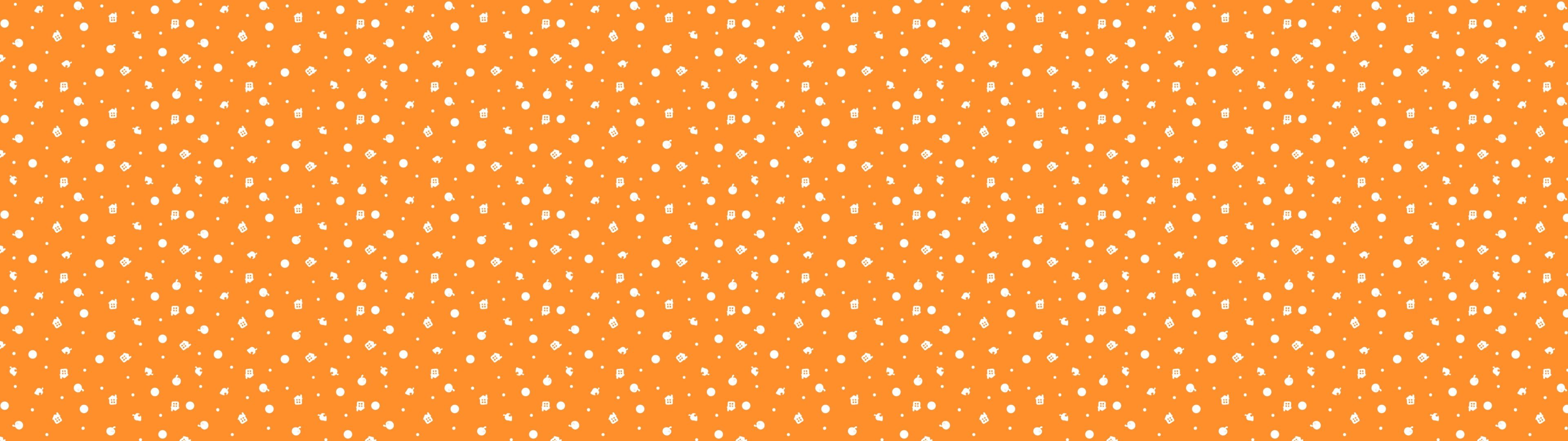 HD Wallpaper: Orange And White Polka Dot Textile, Animal Crossing, Animal Crossing New Leaf 4K Of Wallpaper For Andriod