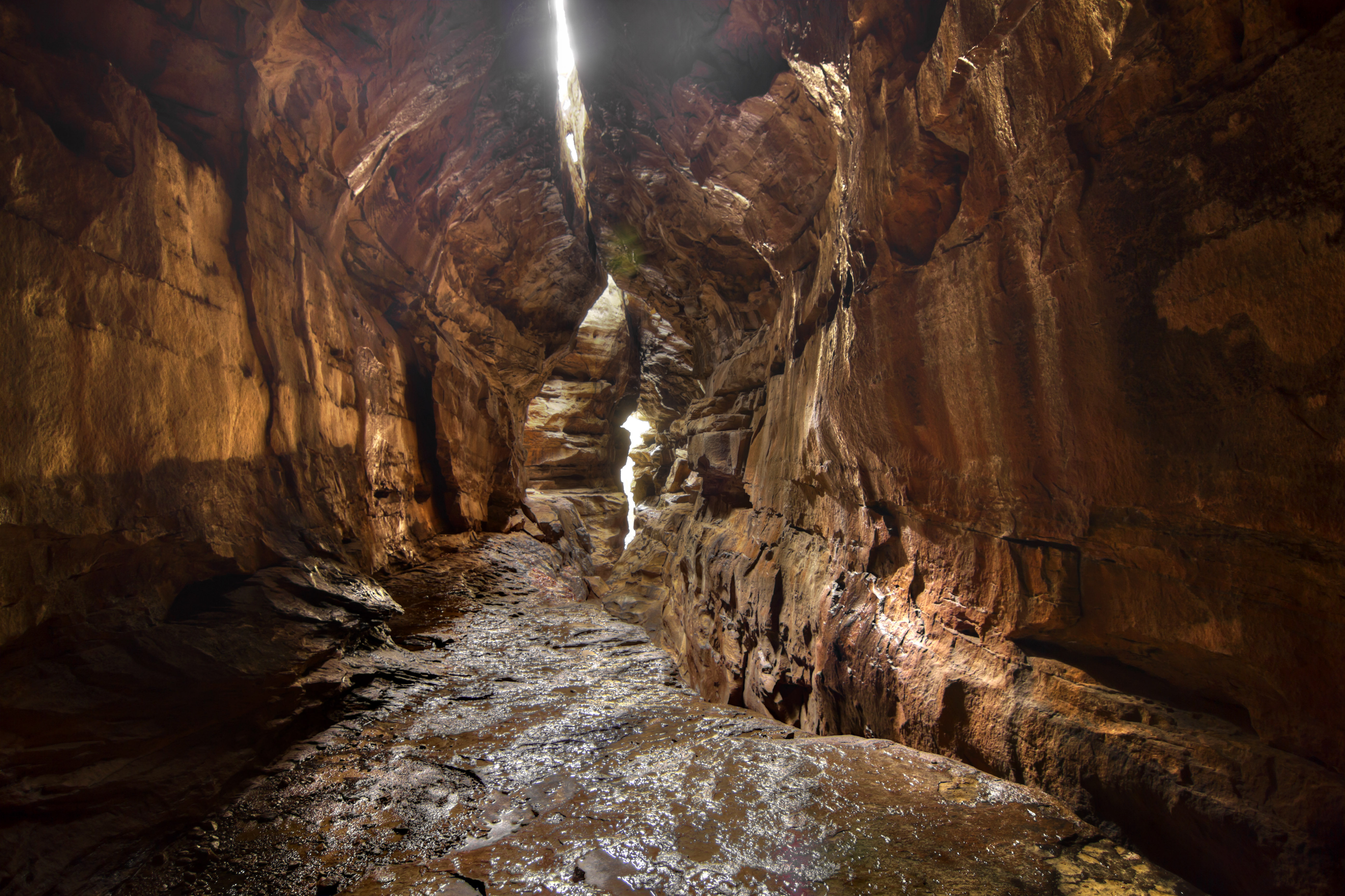 Wallpaper, narrows, Formation, rock, cave, canyon, water, geology, caving, landscape 5184x3456