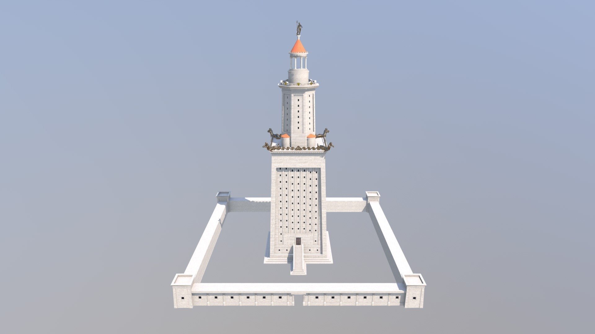 Lighthouse of Alexandria model by WelsEvil [628f4ed]