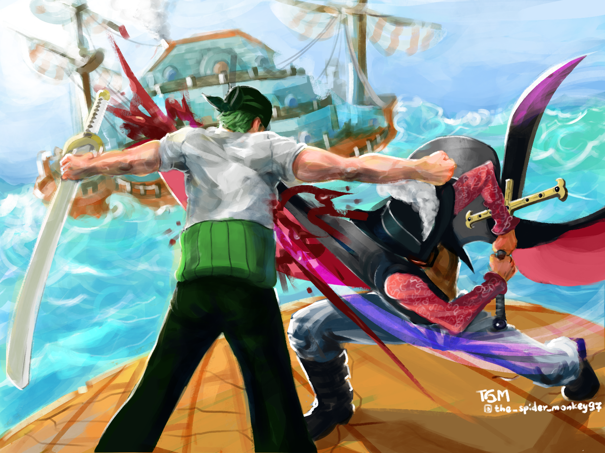 Does Zoro have no interest in fighting Brook, because he knows he is stronger?