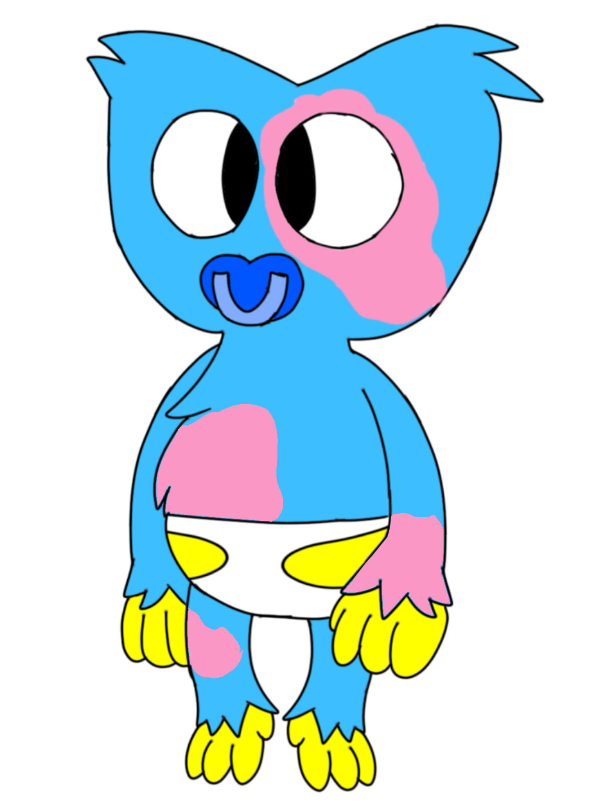 Huggy wuggy and Kissy missy's child remake(no name yet)