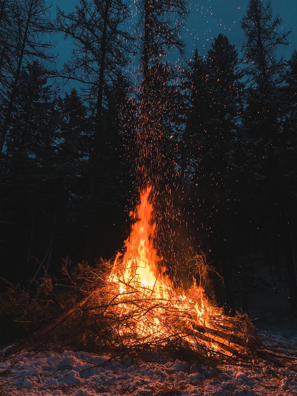 Camp Fire Winter Wallpapers Wallpaper Cave