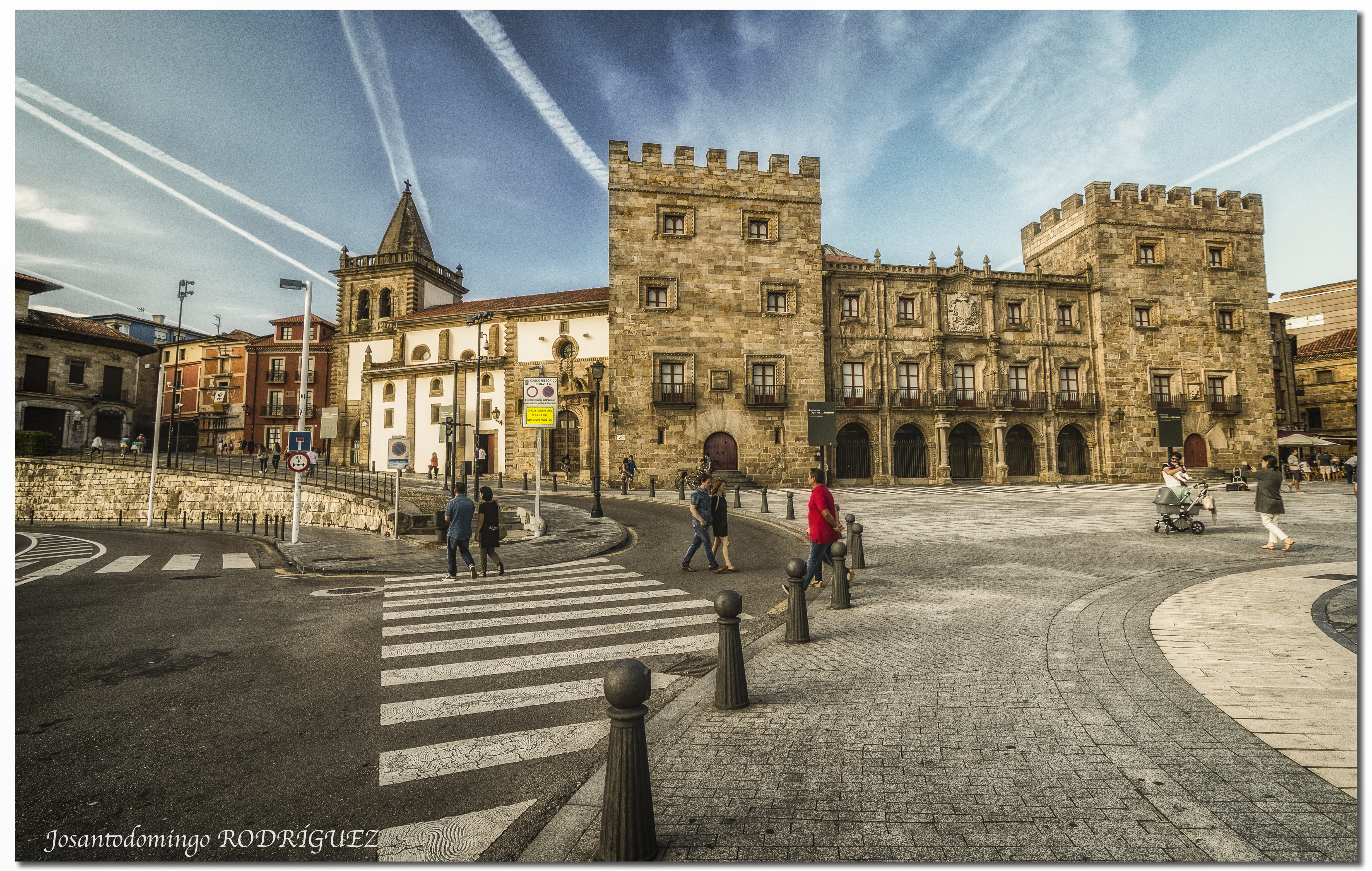 Wallpaper, gijon, palacio, palace, revillagigedo, city, ciudad, urban, urbano, edificio, building, gente, people, canoneos70d, lightroom 4918x3122