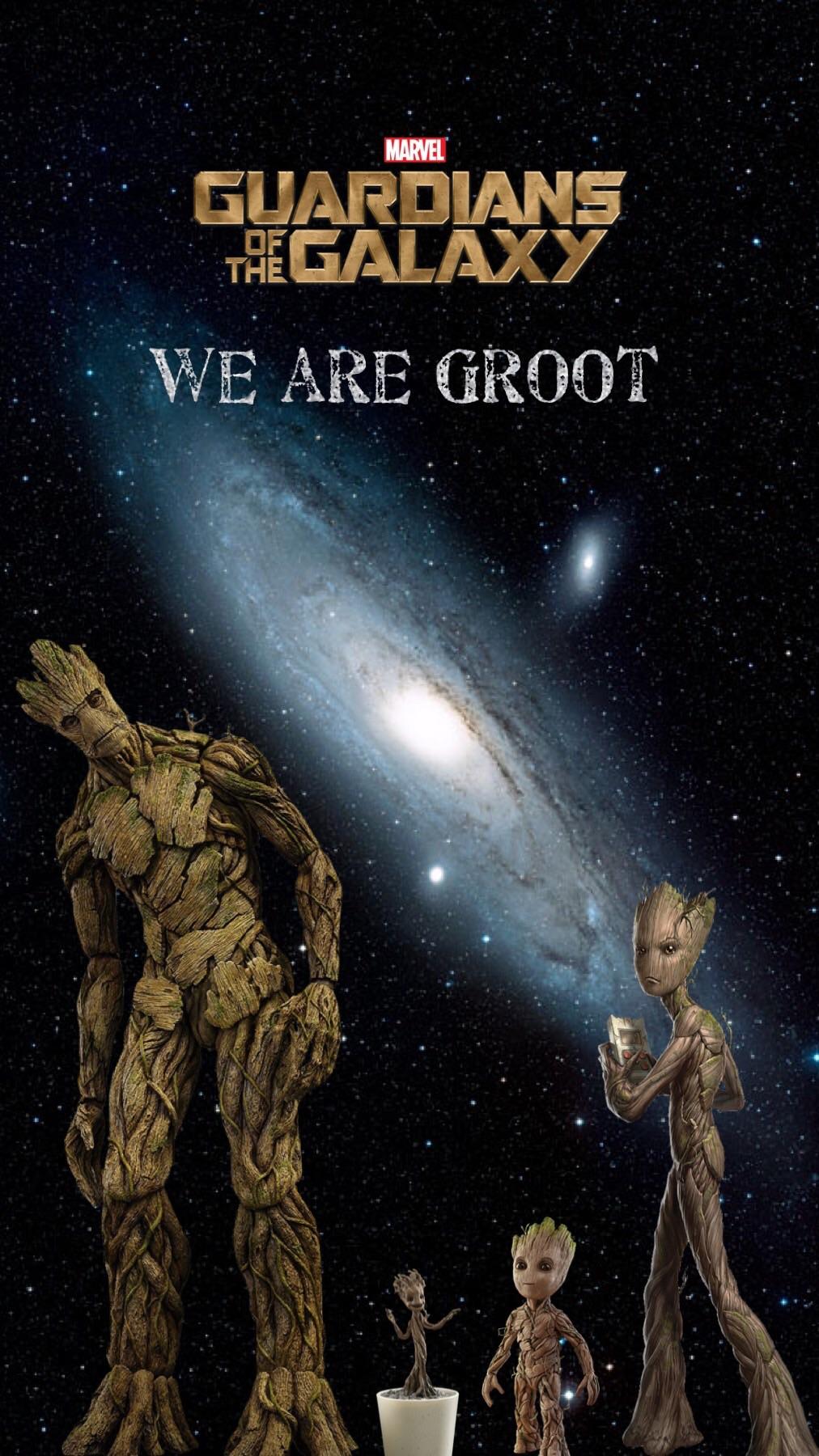 Evolution of Groot Phone Wallpaper i've be working on for a while. What do you think?