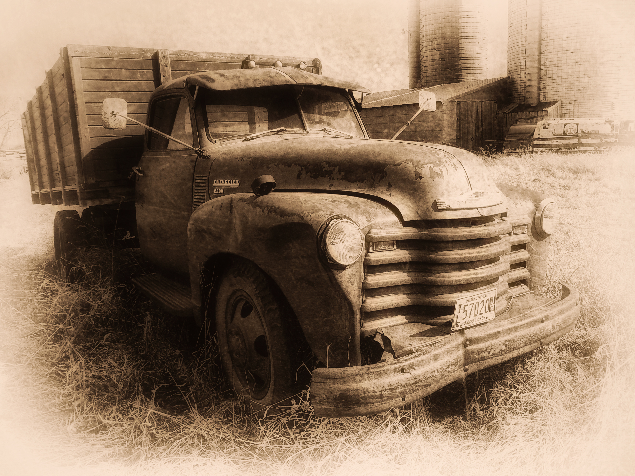 Wallpaper, abandoned, farm, texture, USA, Vintage car, Chevrolet, Truck, Minnesota, Chevy, rural, country, blinkagain, classic, texturized, magicunicornverybest, black and white, monochrome photography, automotive design, automotive exterior, compact