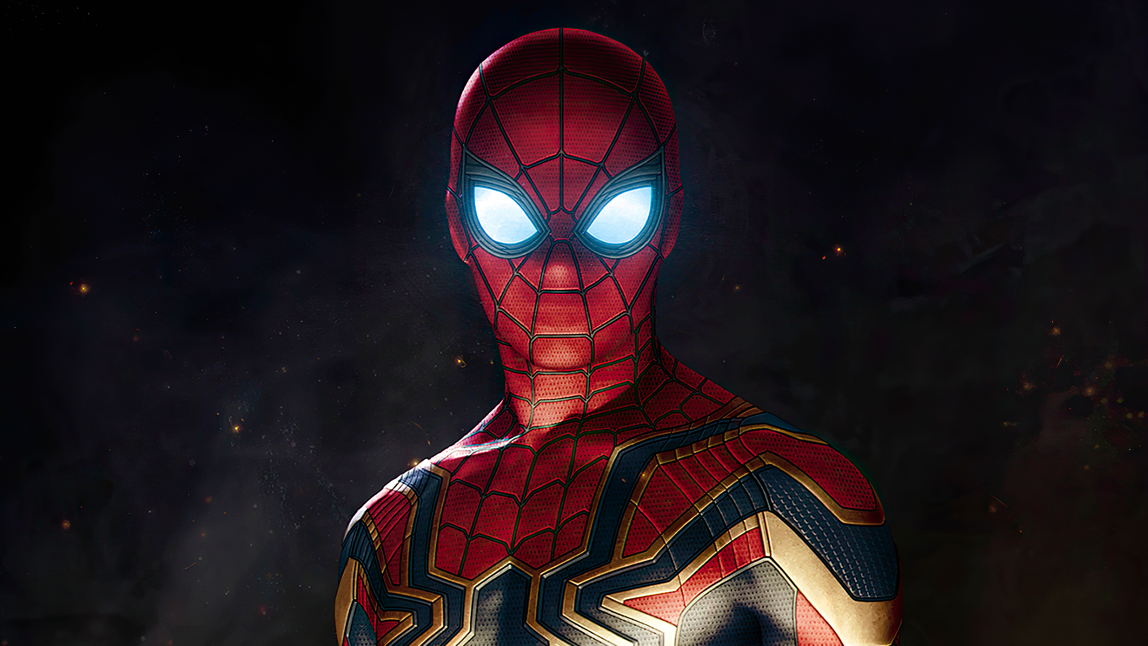 Spider Man Eyes Glowing, HD Superheroes, 4k Wallpaper, Image, Background, Photo and Picture