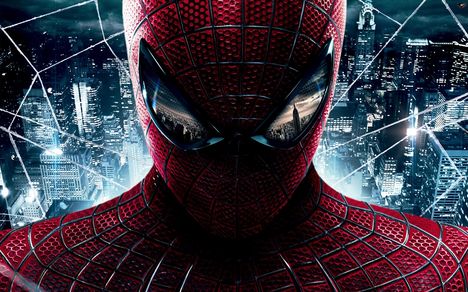 Wallpaper Galery: Spider Man Reflecting Eyes New Movie HD Wallpaper