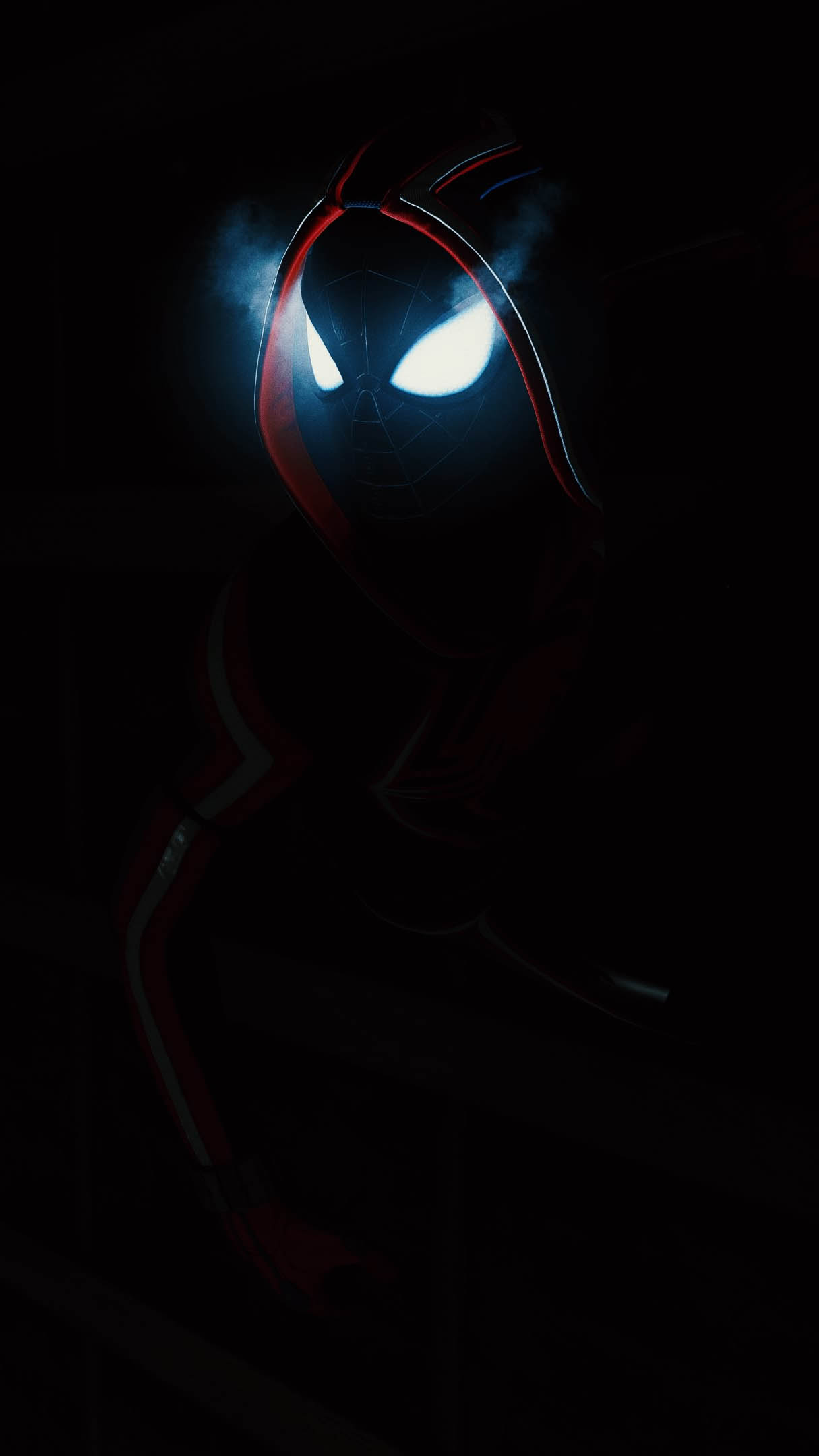 Dark Spiderman Glowing Eyes Wallpaper, iPhone Wallpaper