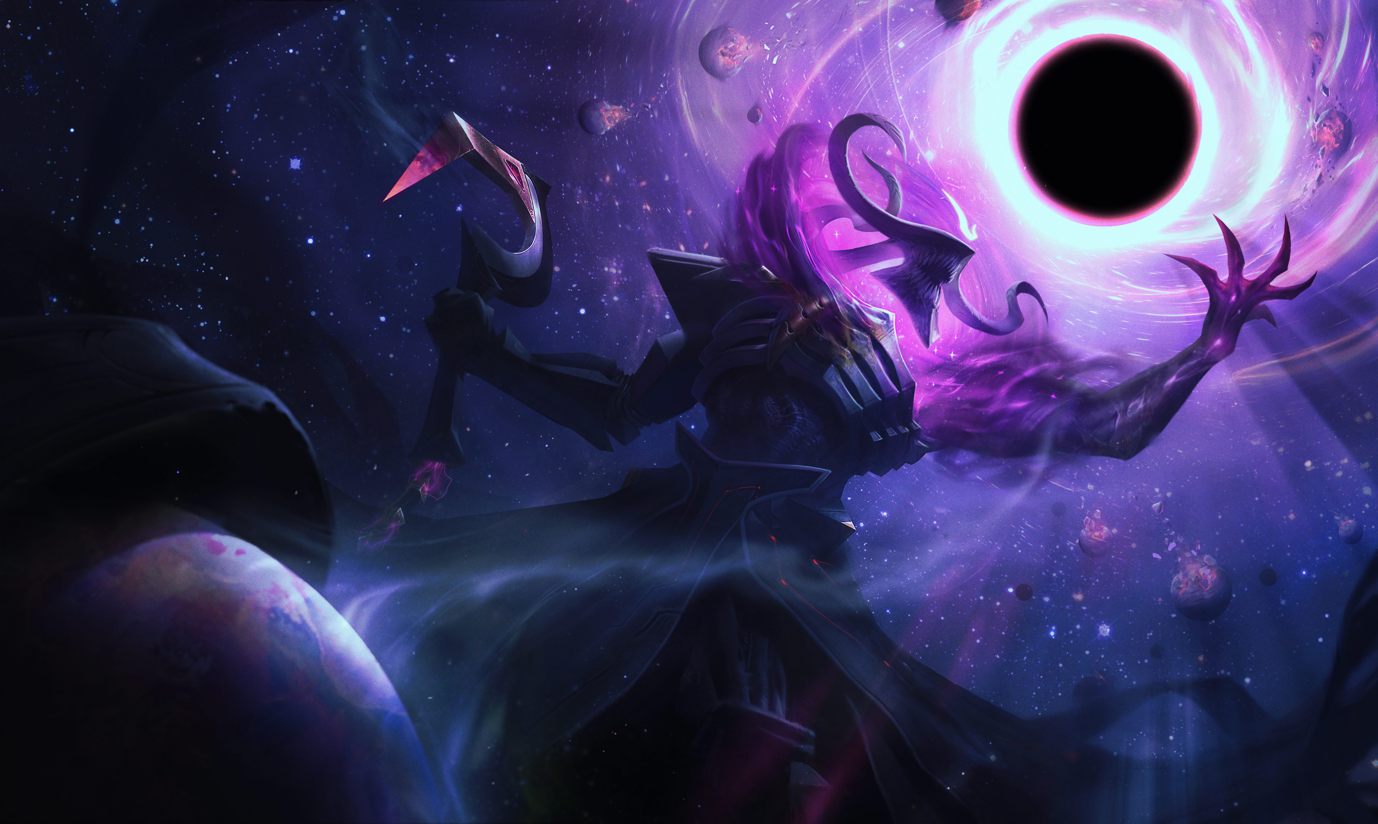 Dark Star Thresh. Wallpaper & Fan Arts. League Of Legends