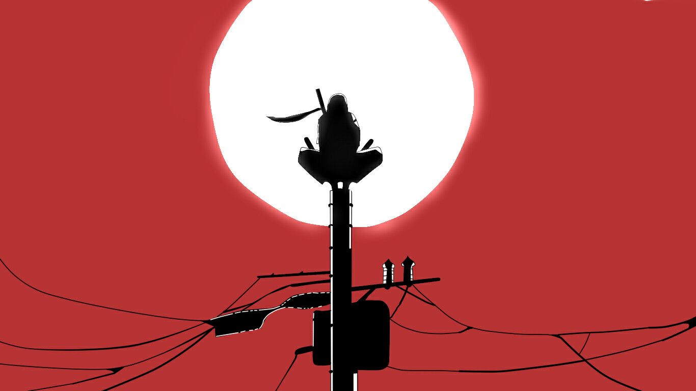 Itachi Phone Pole Wallpaper