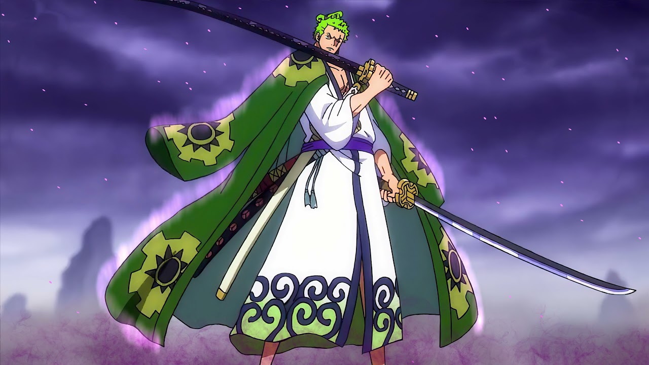 Live Wallpaper 4K Roronoa Zoro (wano arc)