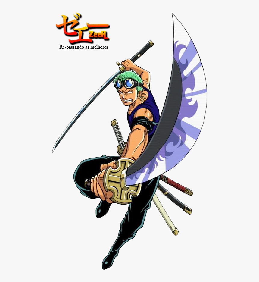 The Power Of Zoro - Zoro One Piece Hd, HD Png Download is free