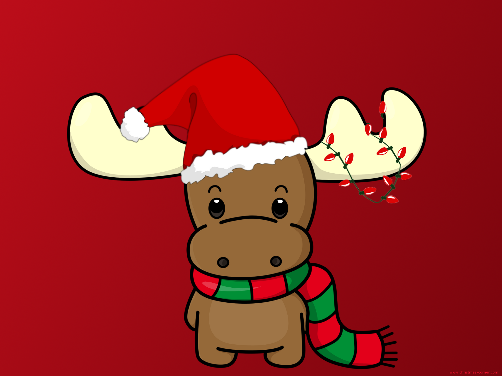 Christmas Deer Wallpaper