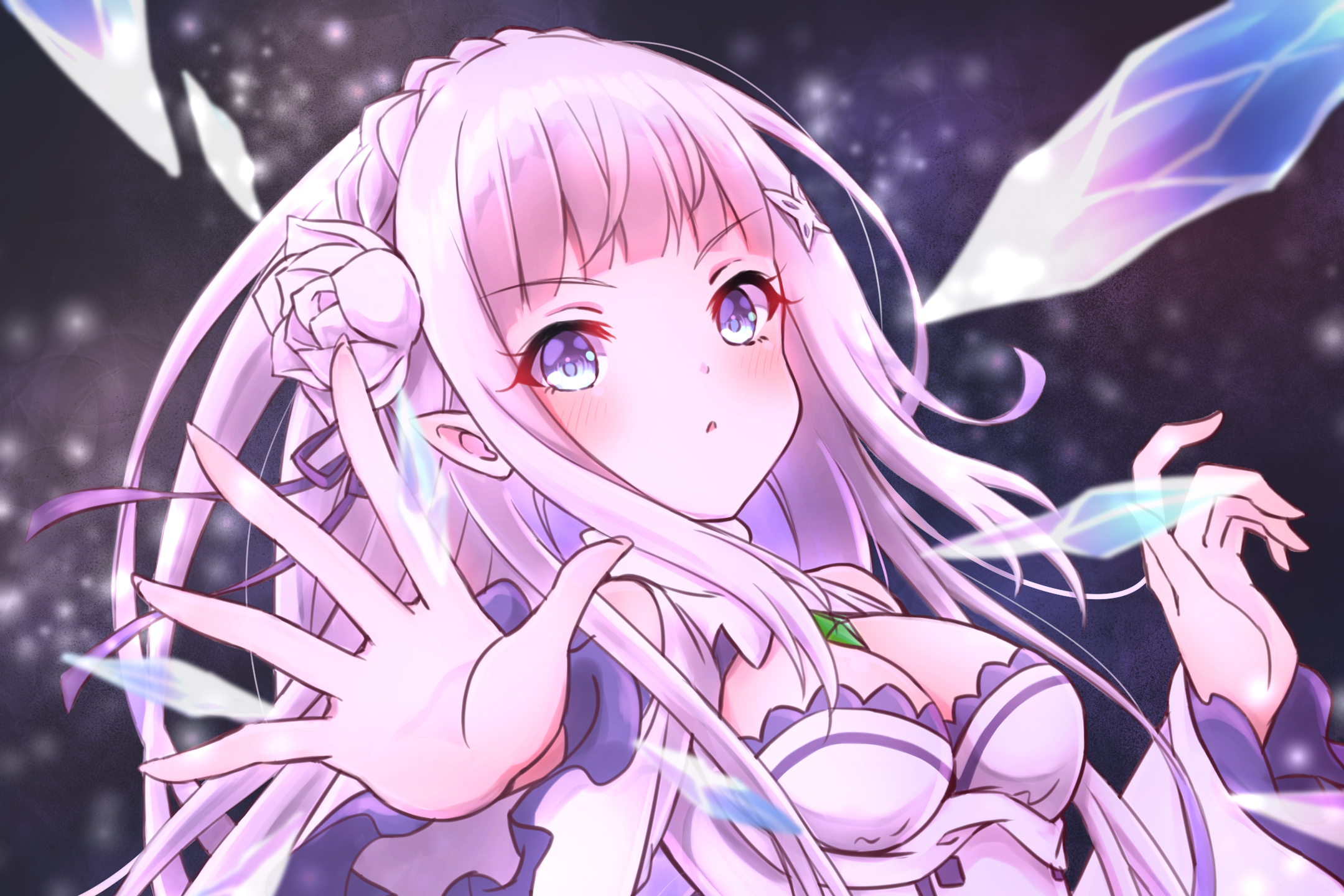 Emilia Re Zero Wallpaper:2160x1440