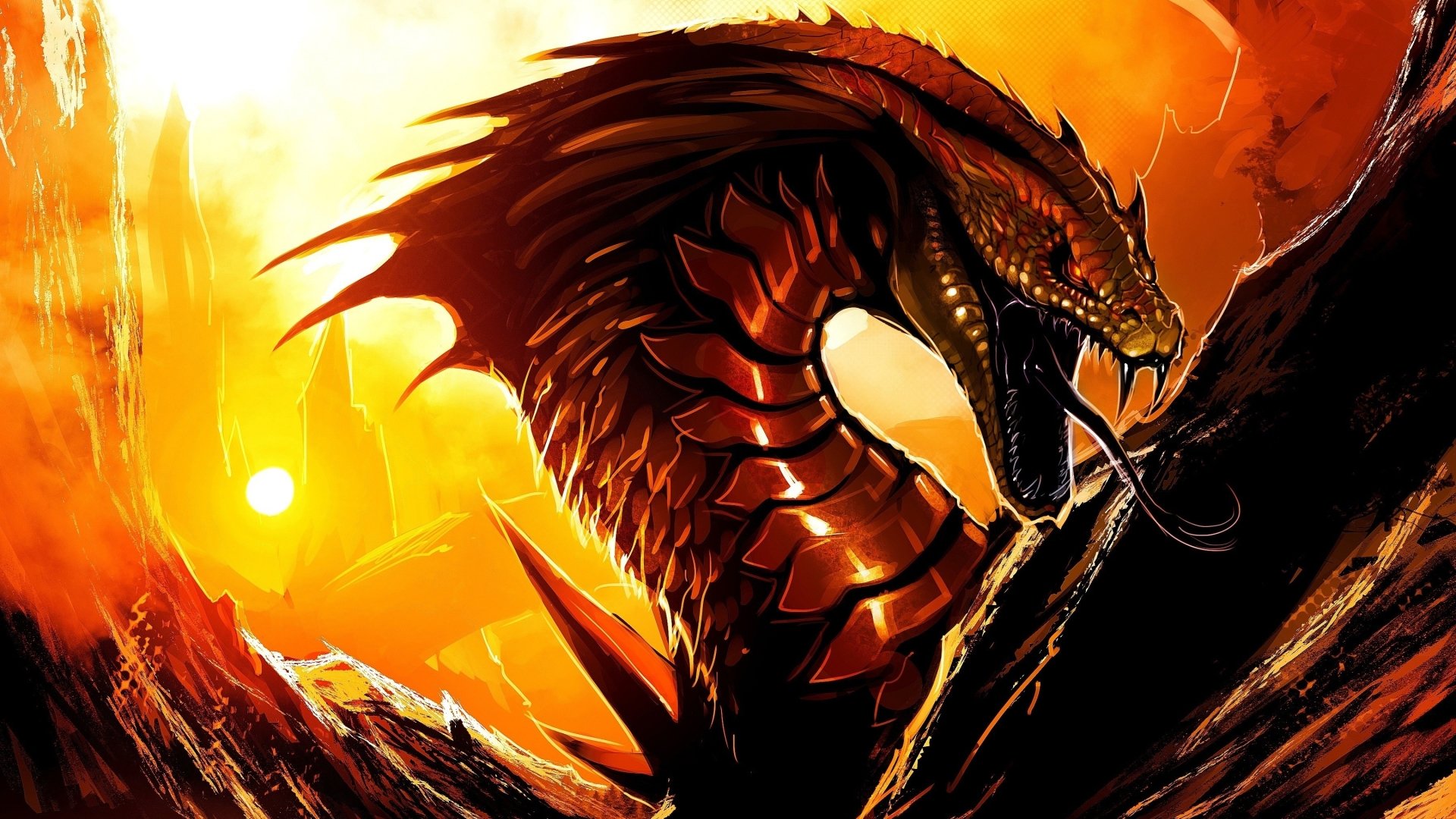 Kaiju Combat HD Wallpaper and Background Image