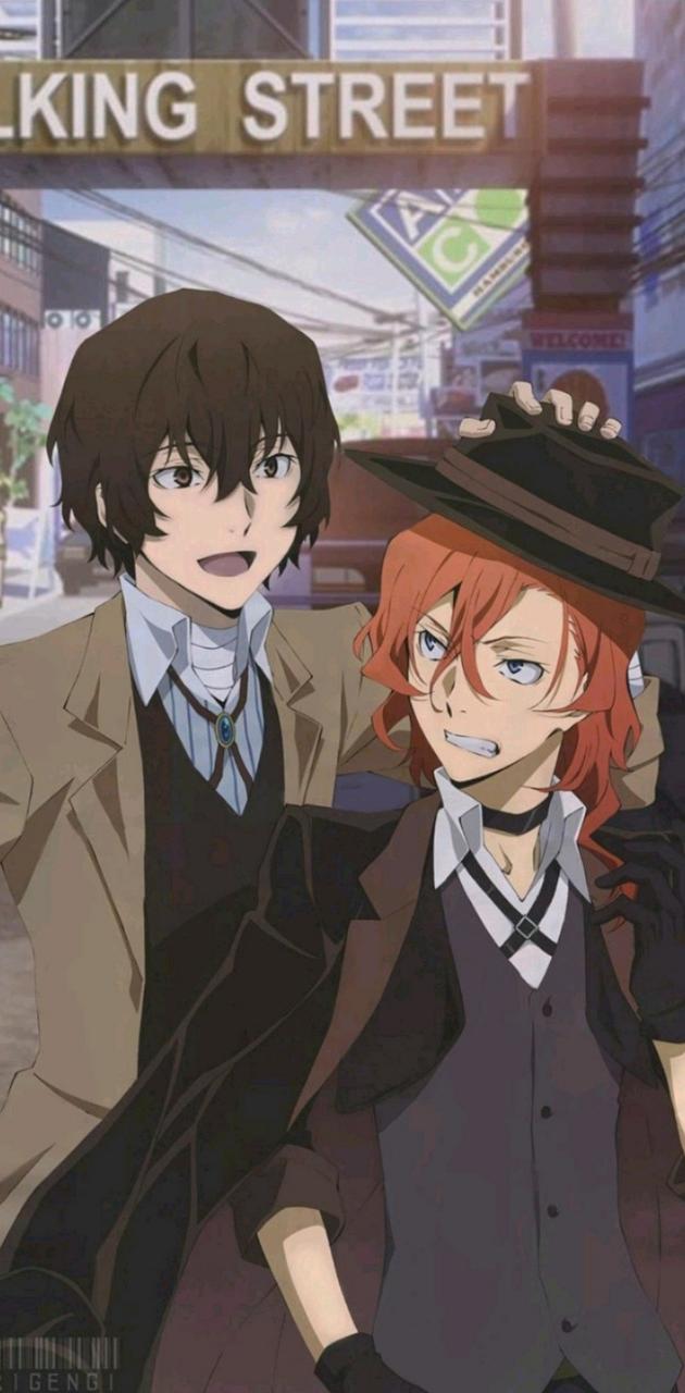 Dazai and Chuuya wallpaper
