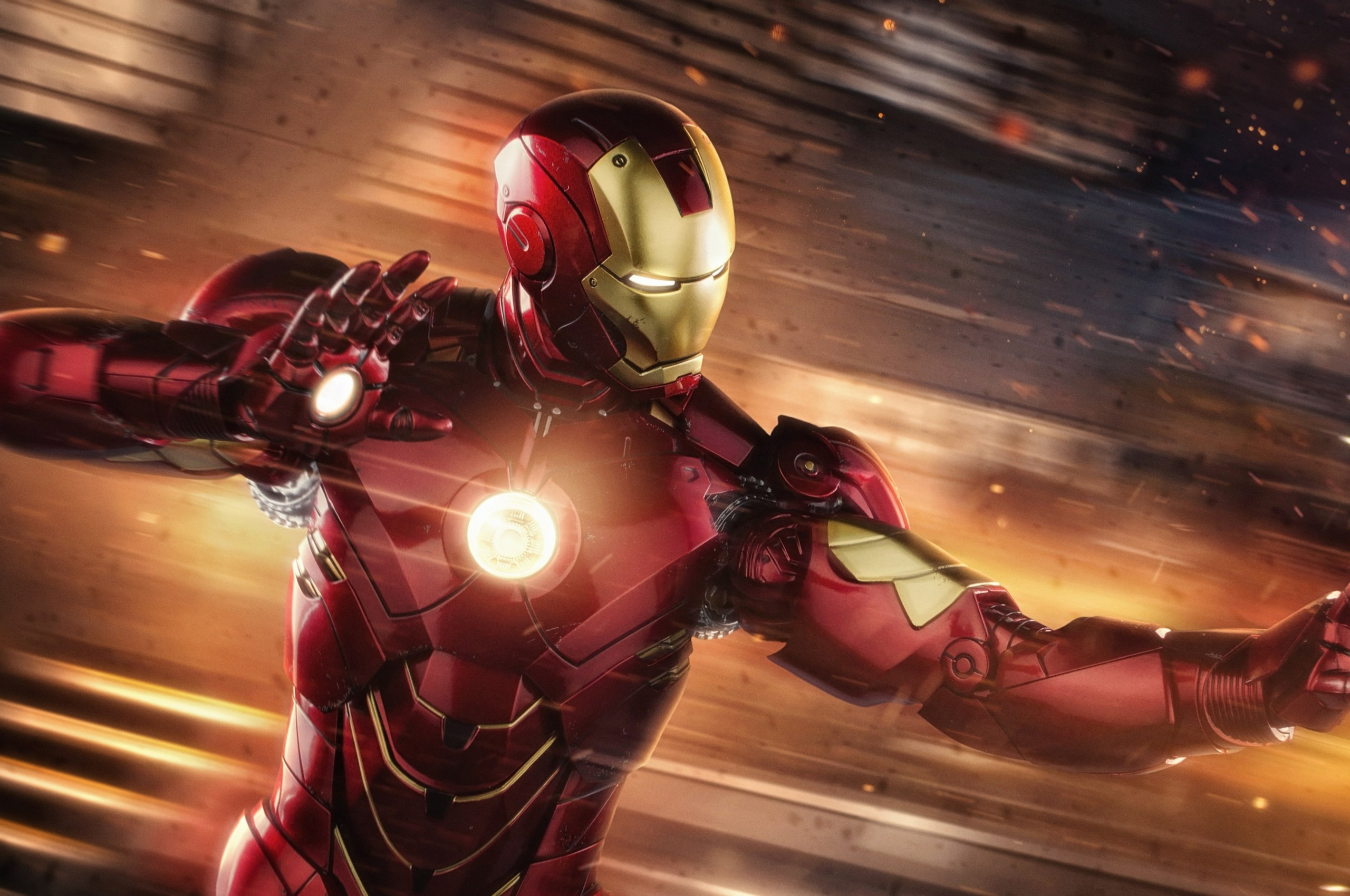 Download 2560x1700 Iron Man, Nano Suit Wallpaper for Chromebook Pixel