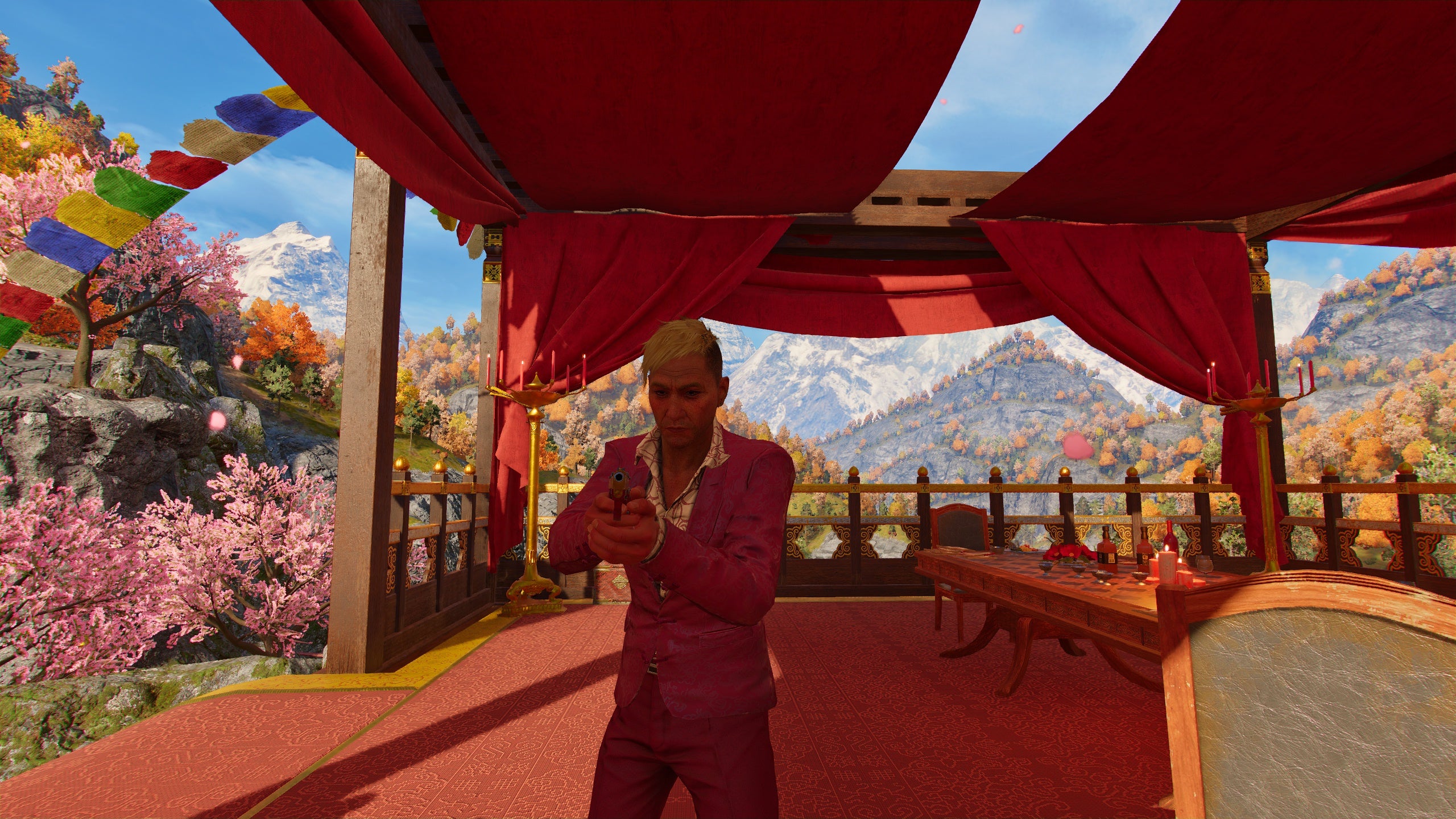 Pagan Min's reflection in Far Cry 6 Control DLC