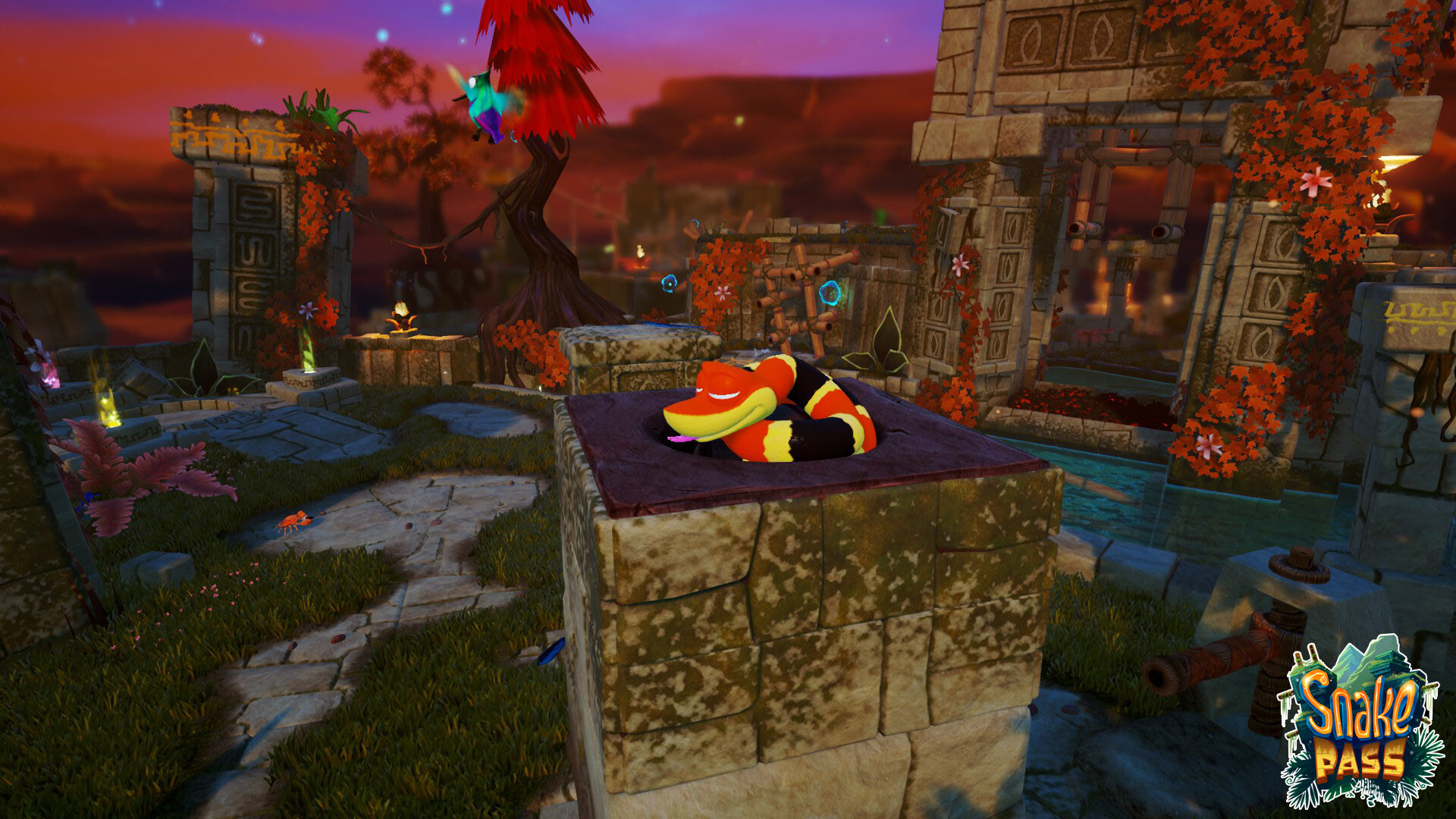 Snake Pass Derr's Realm (Fire World), Anthea Van Leeuwen