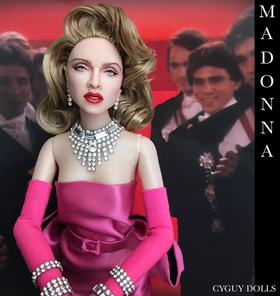 Madonna Material girl doll. From the Material girl music vi