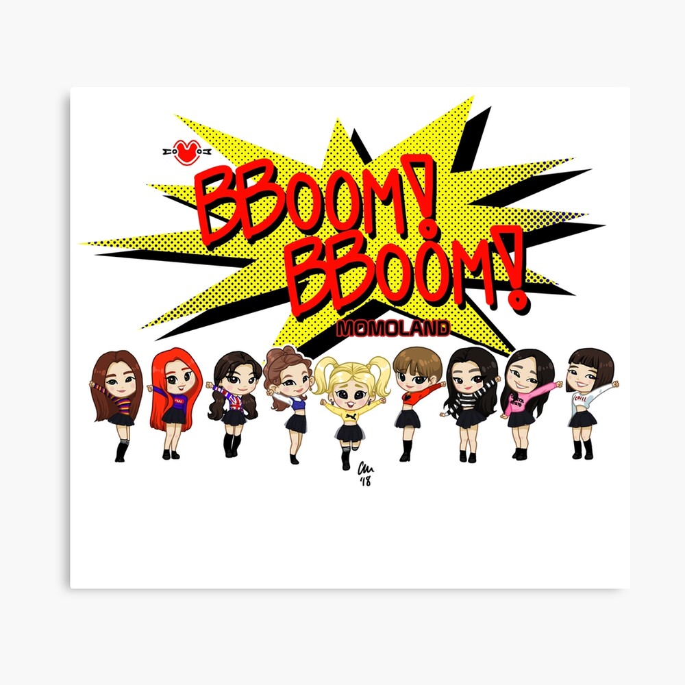 MOMOLAND Bboom Chibis Photographic Print