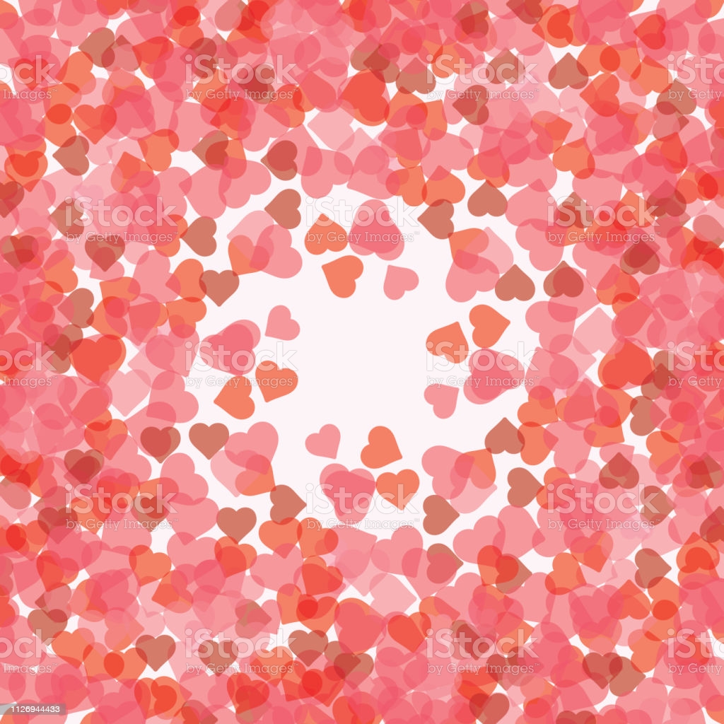 Colored Heart Background Illustration Valentines Day Elegant Festive Vector Symbols Of Tenderness And Love Wallpaper Stock Illustration Image Now