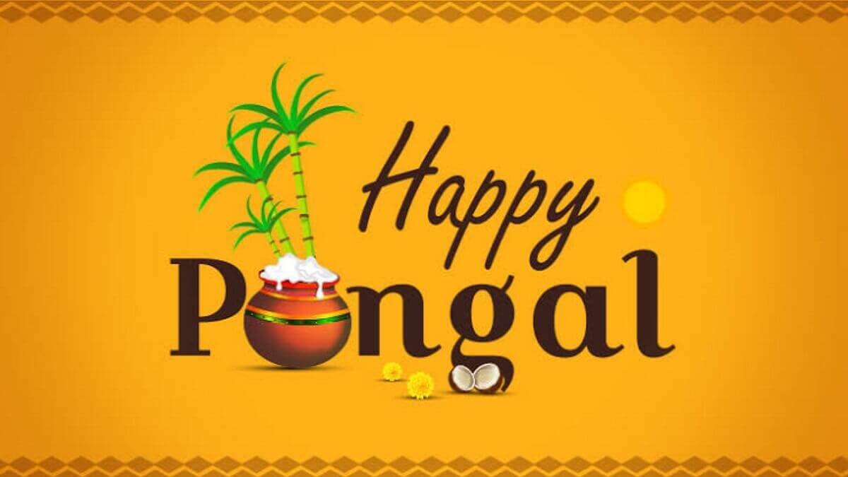 Happy Pongal 2022 Wishes Image in Tamil, Telugu, Malayalam, Kannada, Hindi, English. Pongal Quotes for Friends & Family