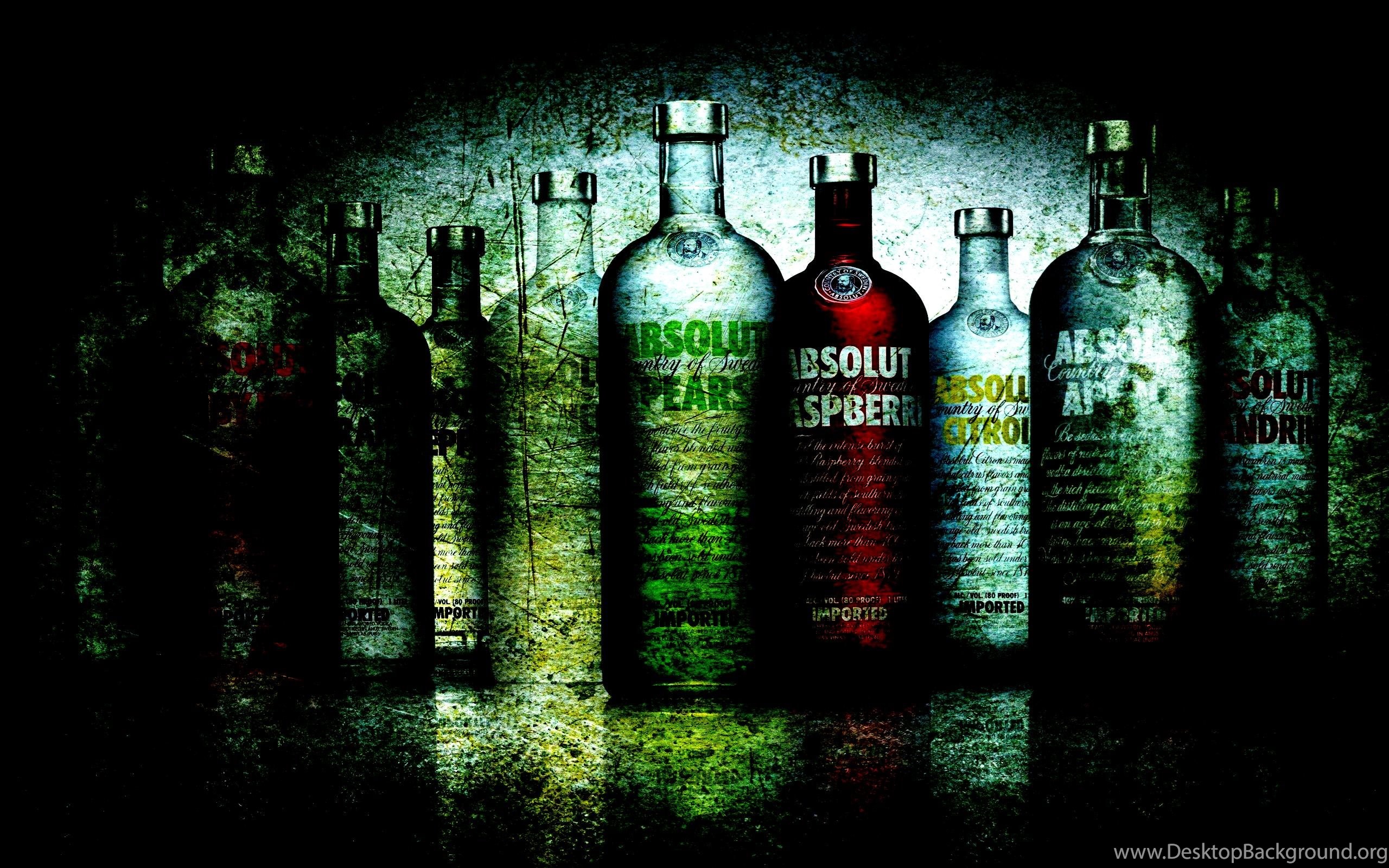 Vodka Absolut Alcohol Bottles Picture HD Wallpaper Desktop Background