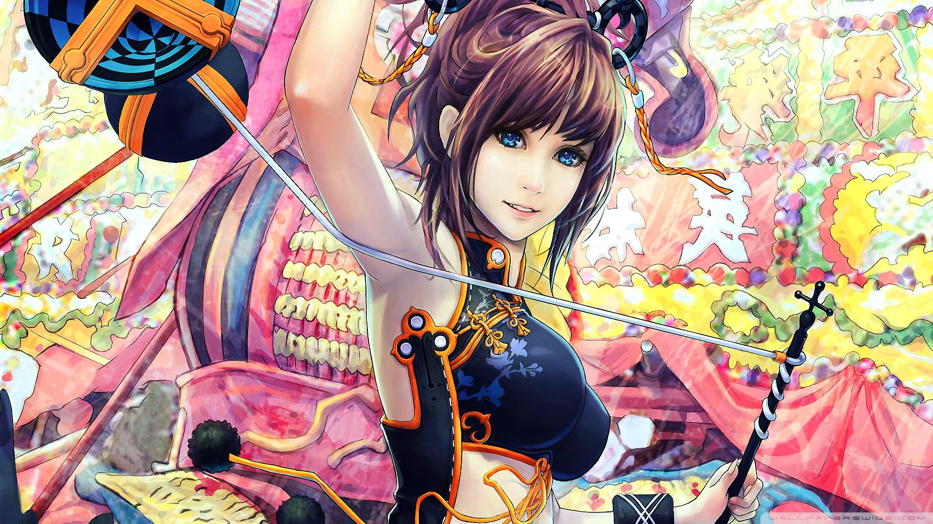 Colorful Anime Wallpaper