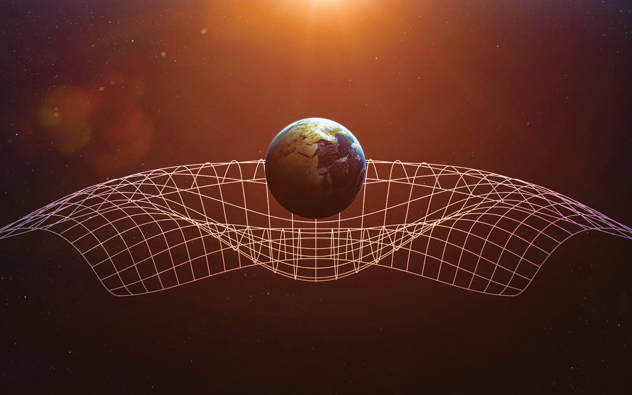 Gravitational Waves And The Space Time Continuum. Gravitational Waves, Theory Of Relativity, Einstein