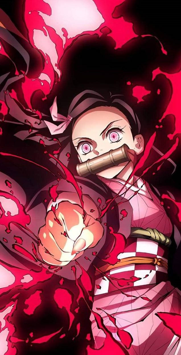 Nezuko Demon Form Wallpapers Wallpaper Cave
