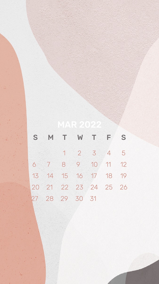 March 2022 Calendar Wallpapers - Wallpaper Cave