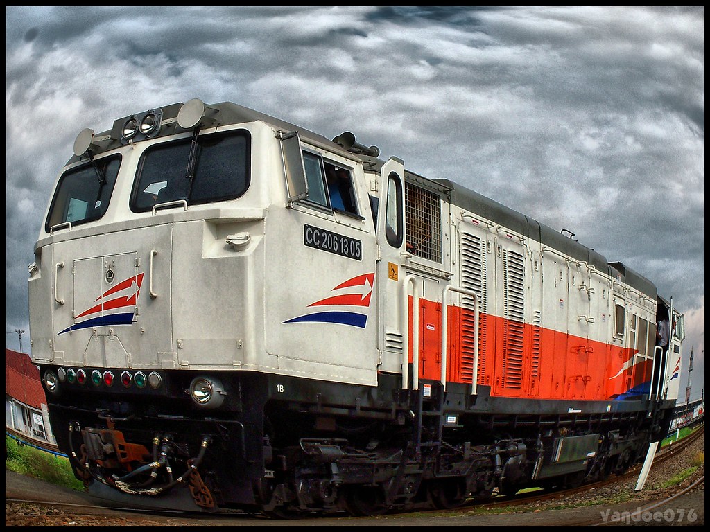 CC 206 13 05. New locomotive PT.KAI (Persero). Kereta Api Indonesia Photo