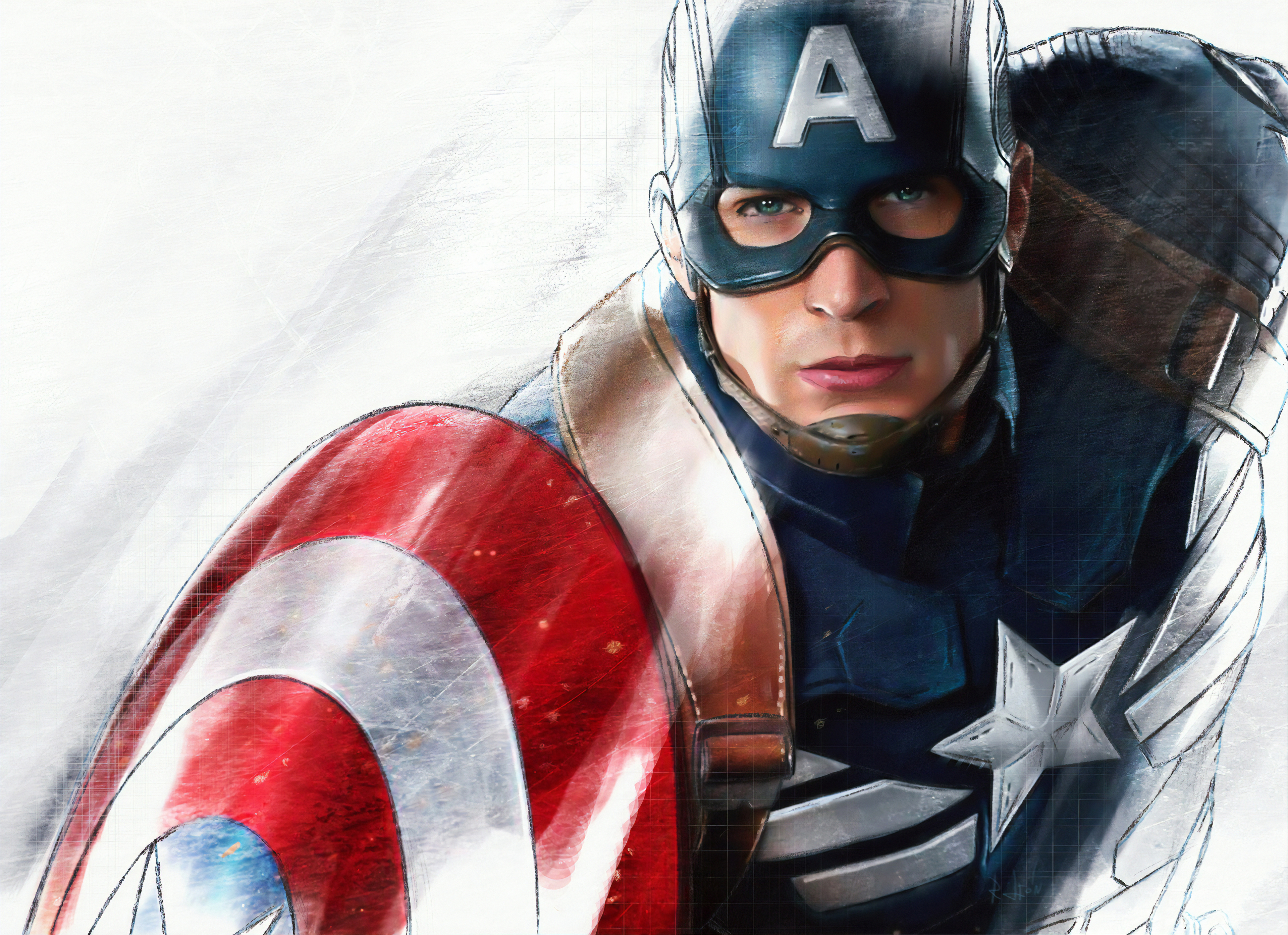 Captain America sketch request. - Artist Show-Off - Comic Vine