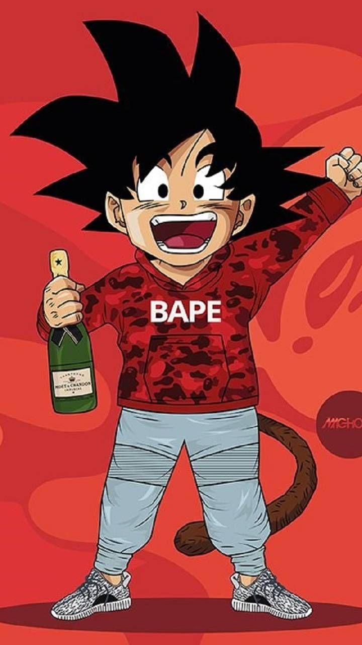 Download Goku Bape Wallpaper by Skyboymom now. Browse millions of popula. Bape wallpaper, Dragon ball wallpaper iphone, Hypebeast wallpaper