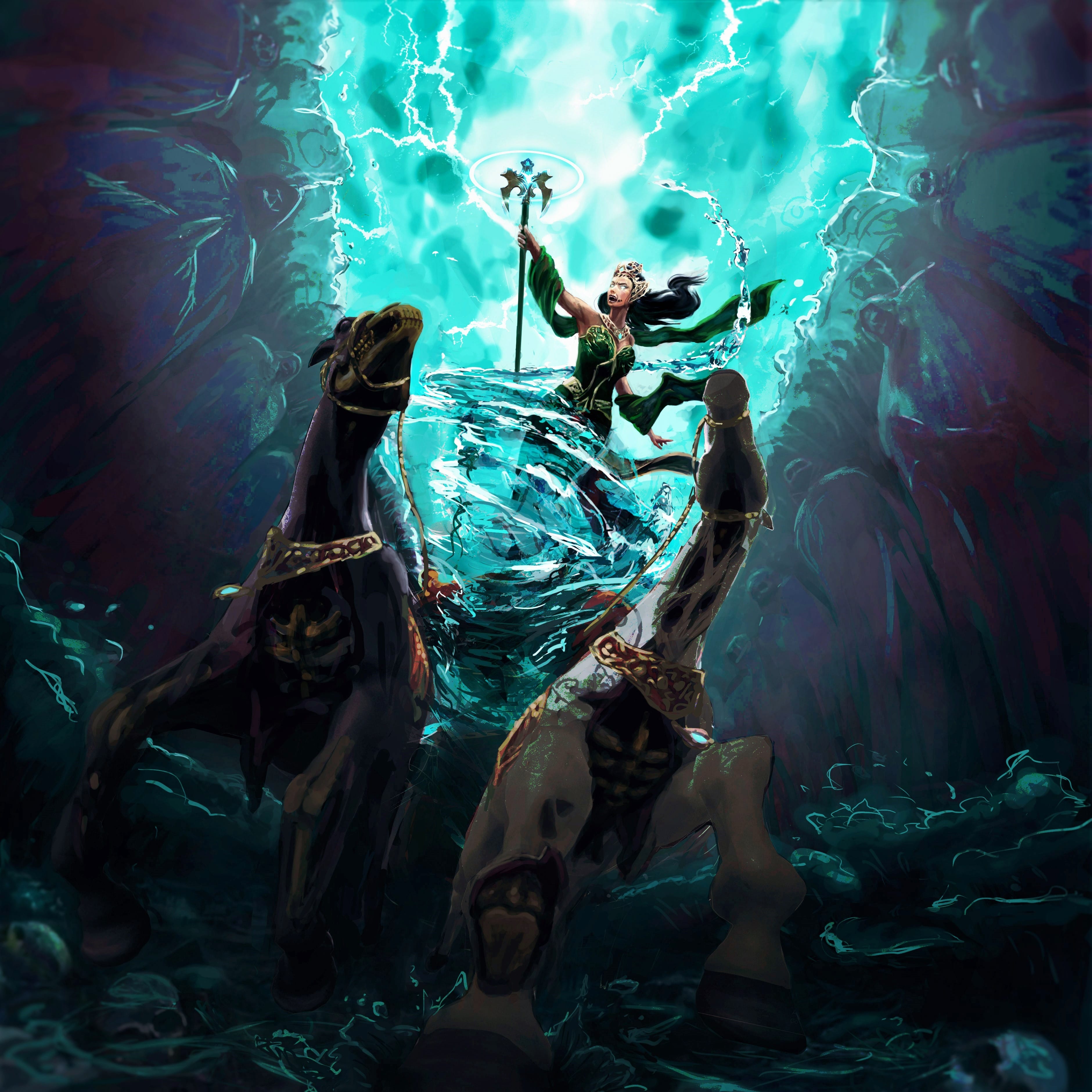 Nyi Roro Kidul, Indonesian Mythology Elhaq ART street