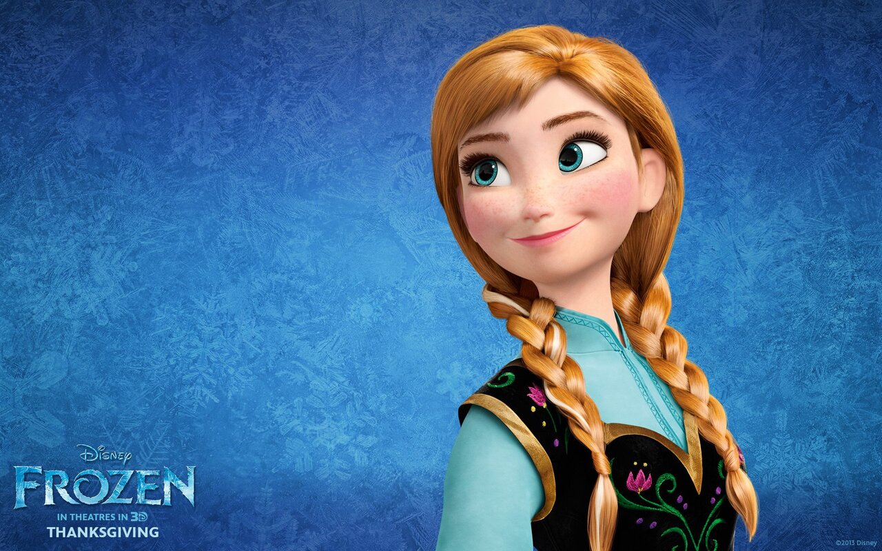 Princess Ana Frozen 720P HD 4k Wallpaper, Image, Background, Photo and Picture