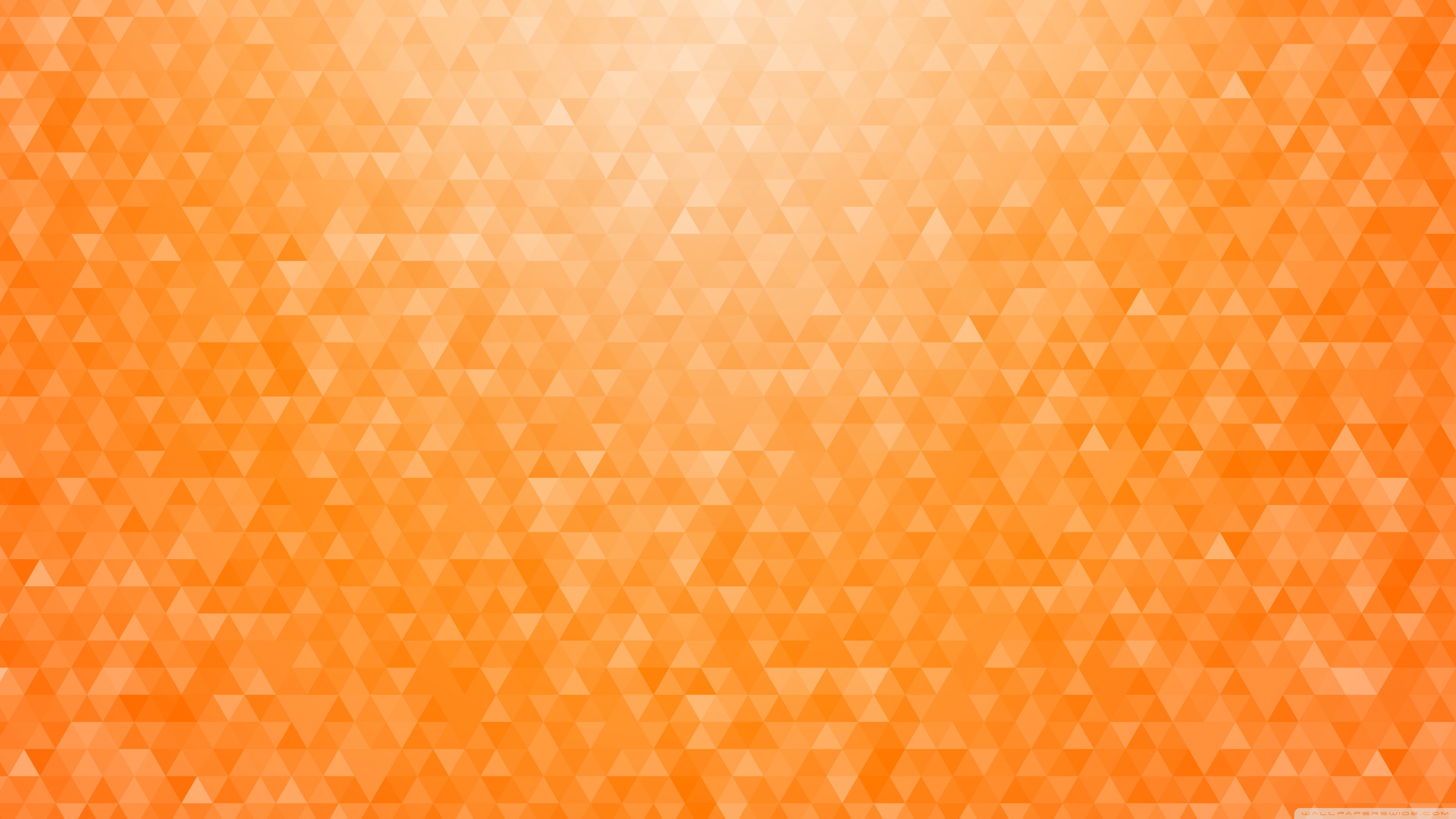 Orange Geometric Triangles Pattern Background Gradient Ultra HD Desktop Background Wallpaper for 4K UHD TV, Multi Display, Dual & Triple Monitor, Tablet