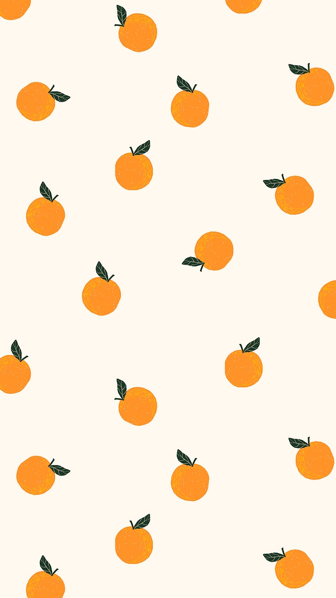 Orange iPhone wallpaper, mobile background