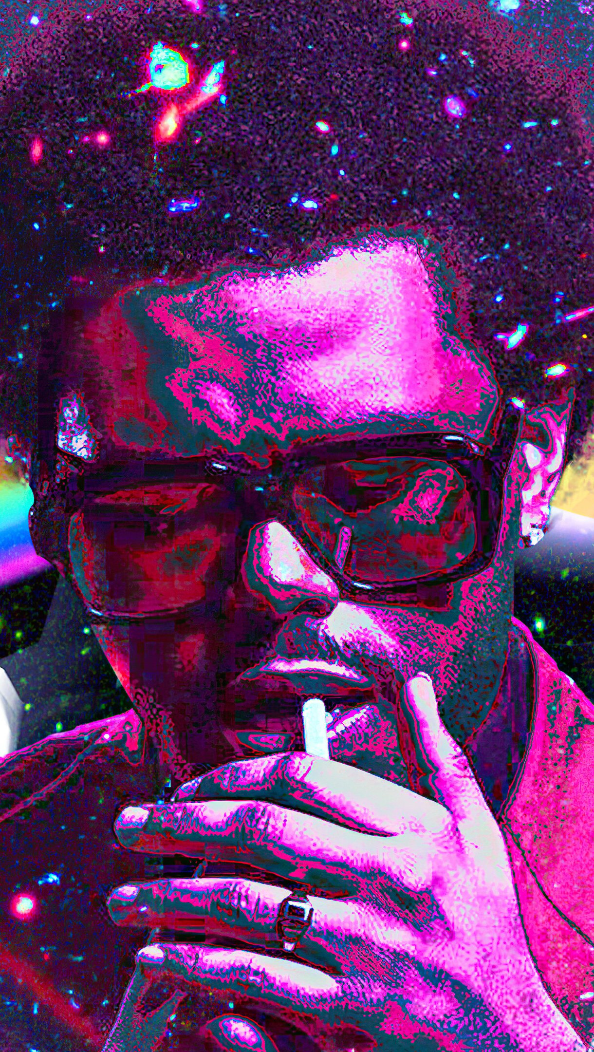 The Weeknd Colorful Art Wallpaper 4k Ultra HD