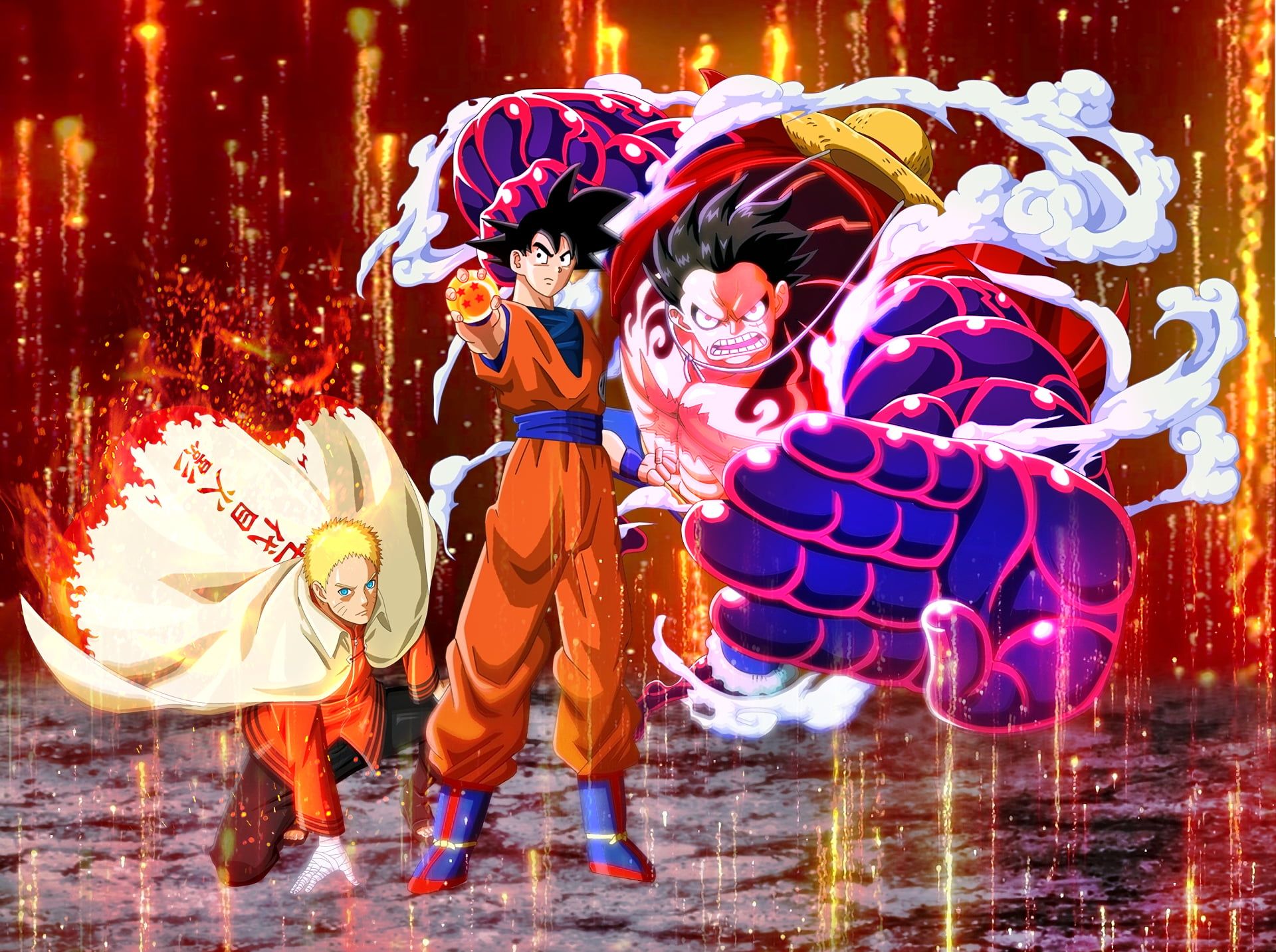 Khám phá bộ sưu tập những hình nền độc đáo về hai nhân vật Luffy và Goku đã được thiết kế bởi các họa sĩ tài ba. Cùng chiêm ngưỡng những tấm hình ấn tượng về những siêu anh hùng huyền thoại của truyện tranh nổi tiếng này, chắc chắn bạn sẽ không thể rời mắt khỏi bức ảnh này.