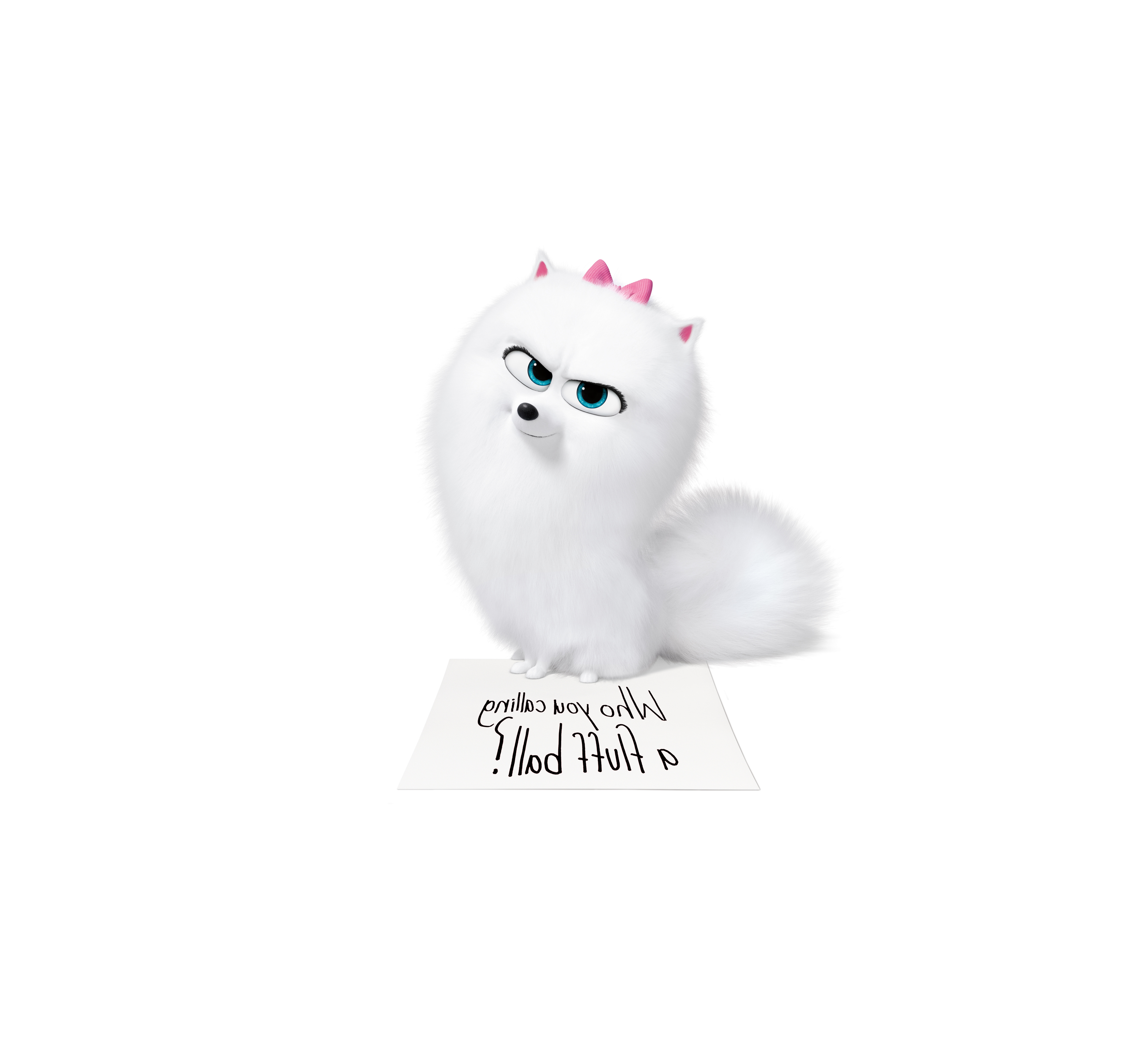 Wallpaper Gidget, The Secret Life Of Pets 2, Animation, Angry:7500x6861