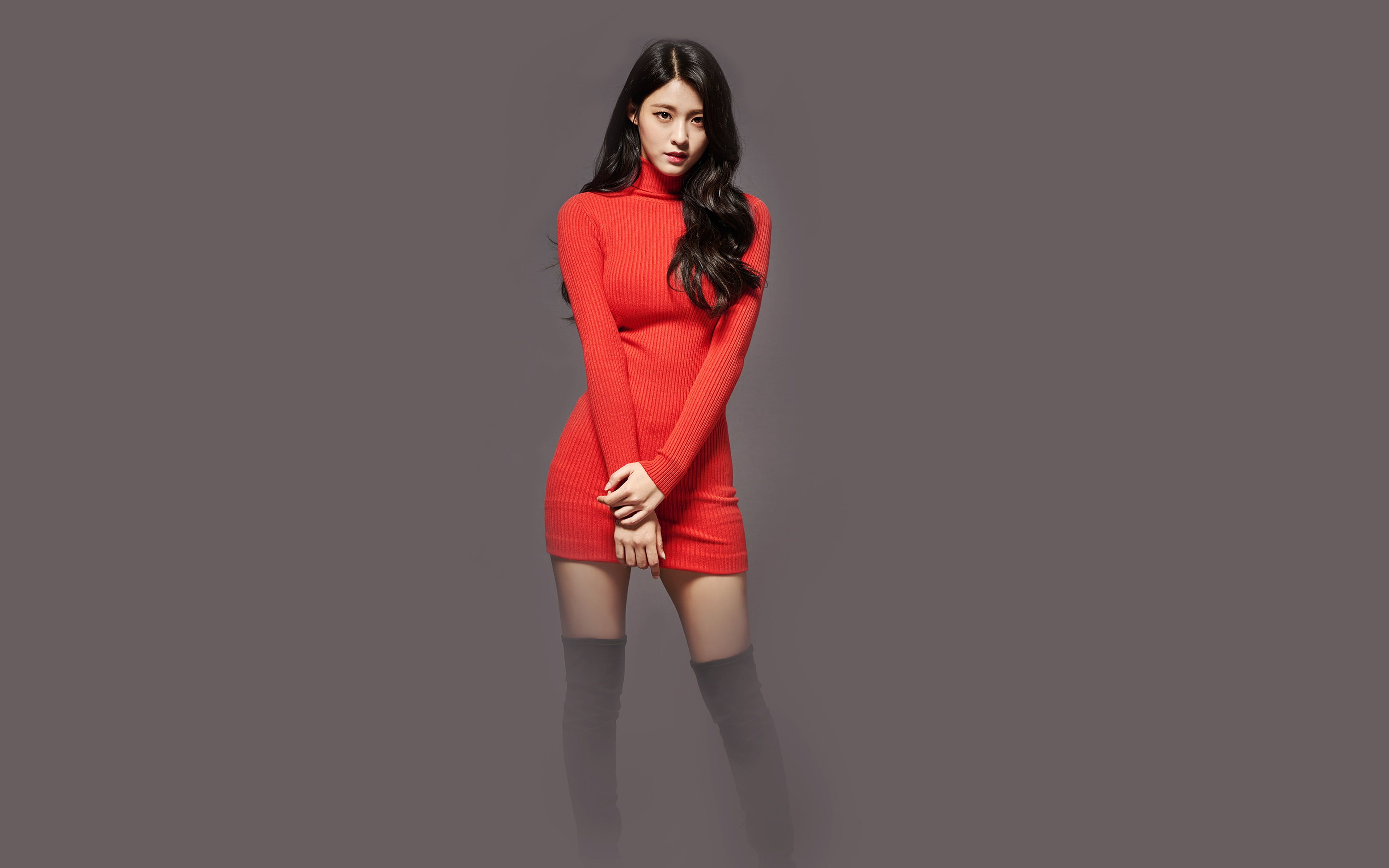 kpop #seolhyun #aoa #red #cute #music K #wallpaper #hdwallpaper #desktop. Seolhyun, White shirts women, Latest HD wallpaper