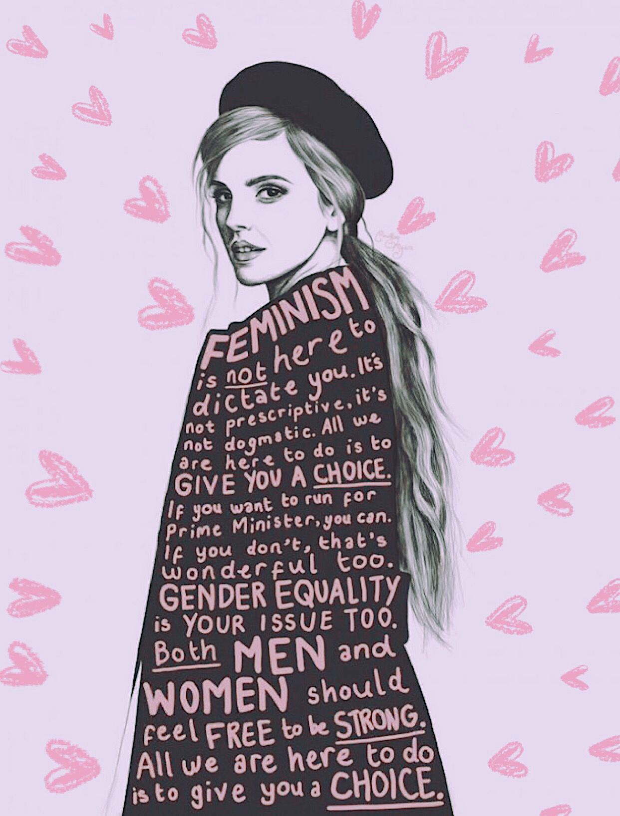 feminist #feminism #lockscreen #wallpaper #phone. Emma watson feminism, Feminism, Equality