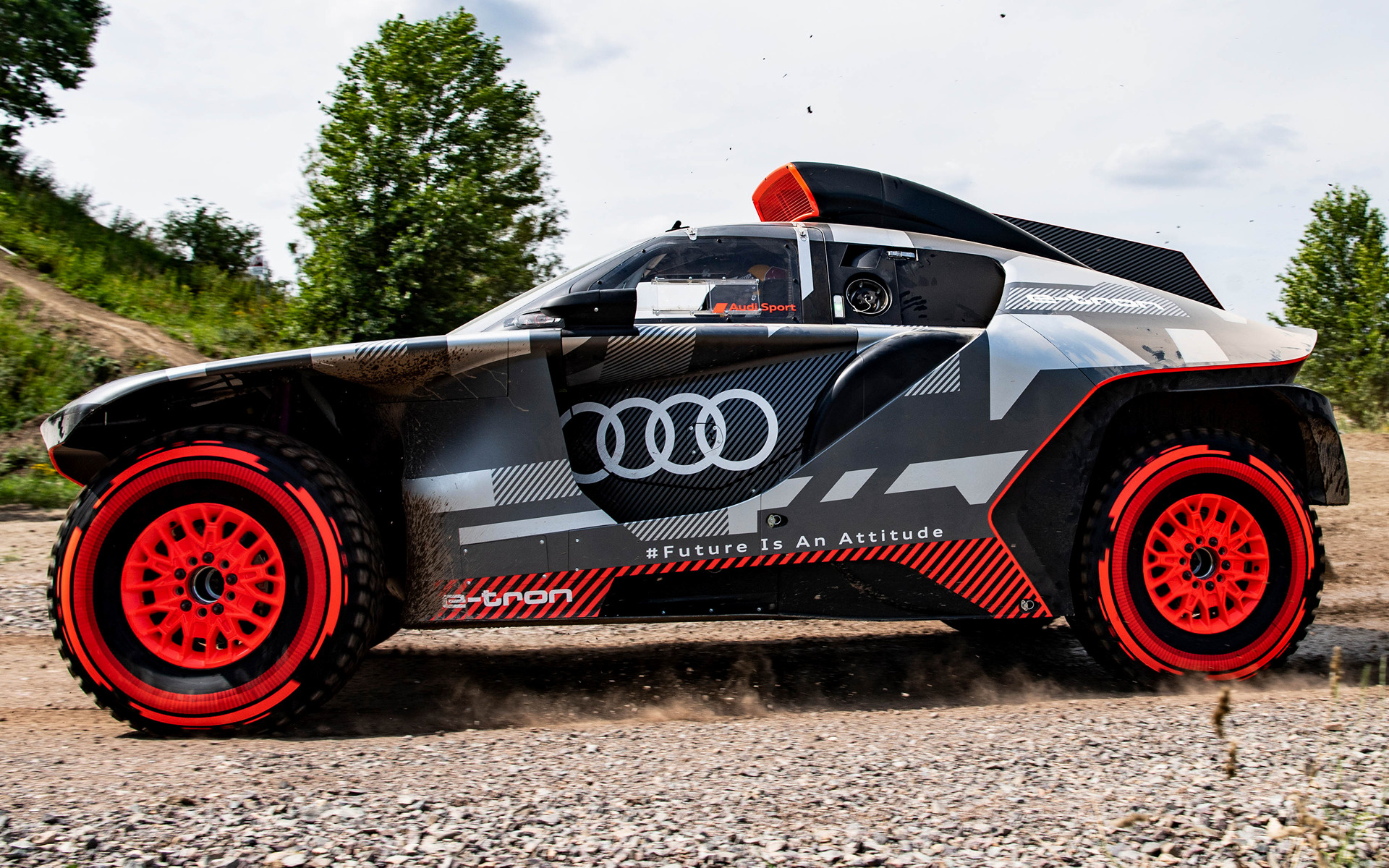 2022 Audi RS Q E Tron Dakar Rally And HD Image