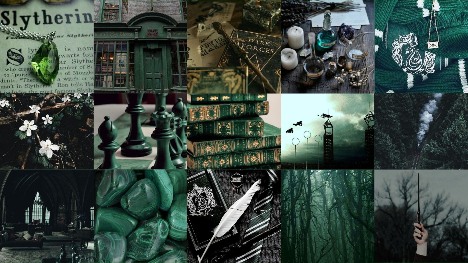 Slytherin Aesthetic Wallpaper. Desktop wallpaper harry potter, Slytherin wallpaper, Harry potter wallpaper