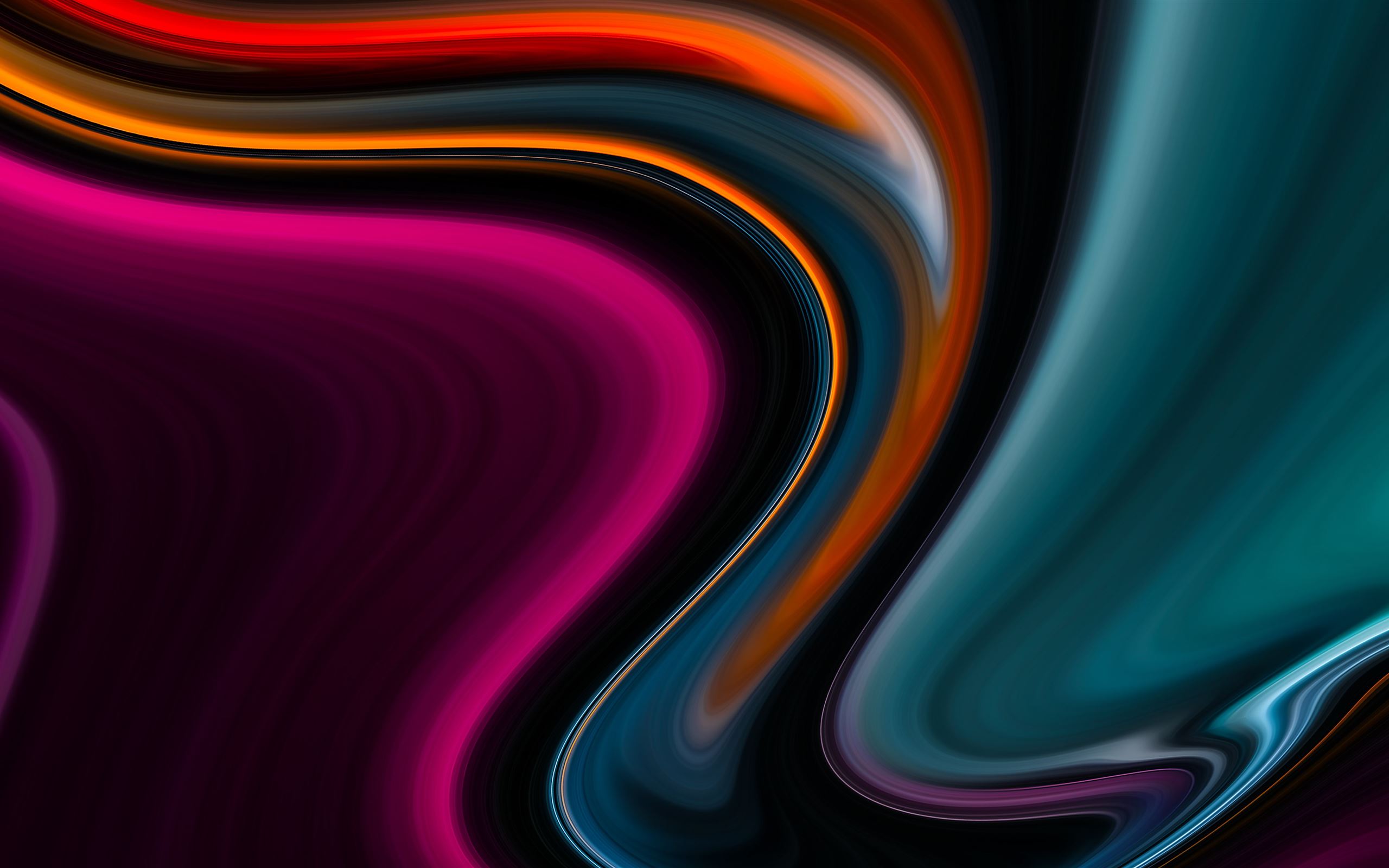 abstract color flow 8k MacBook Air Wallpaper Download