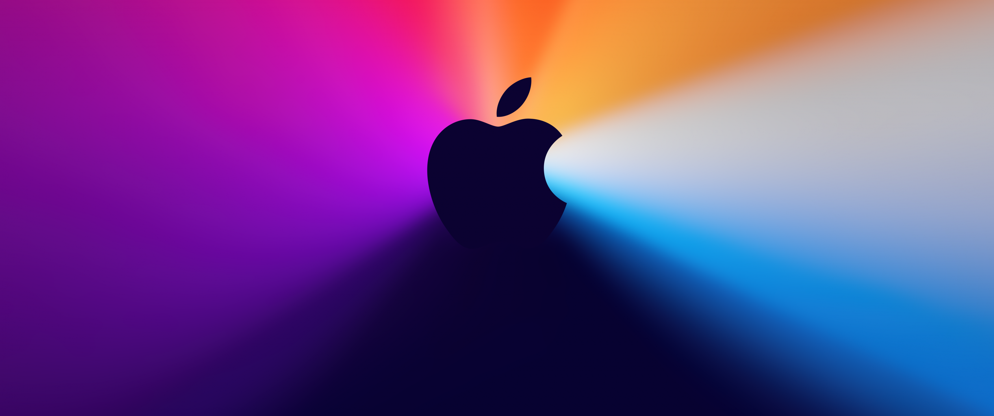 One more thing Wallpaper 4K, Apple logo, Gradient background, Apple Event, Technology