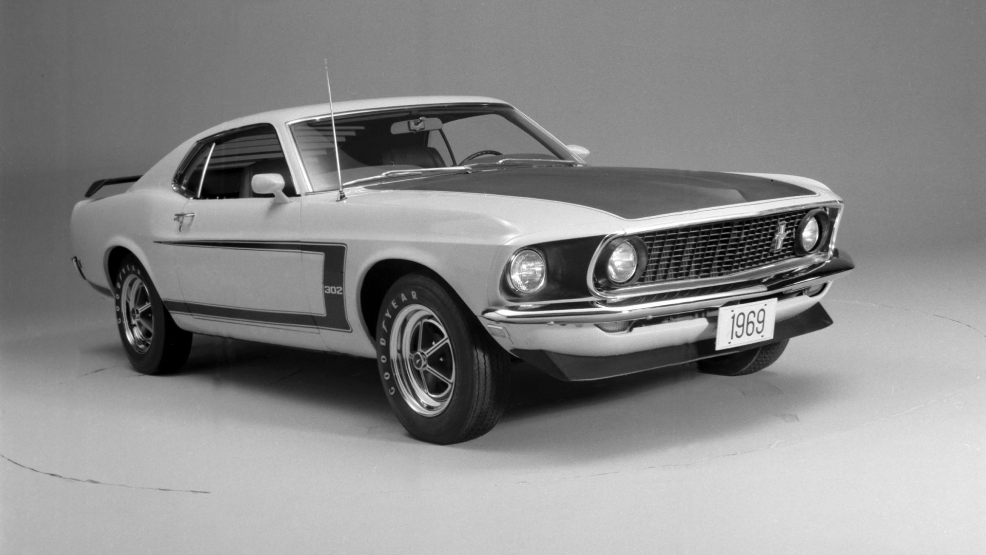 Gray, 1969 ford mustang boss sports car wallpaper, HD image, picture, background, bc7ec9