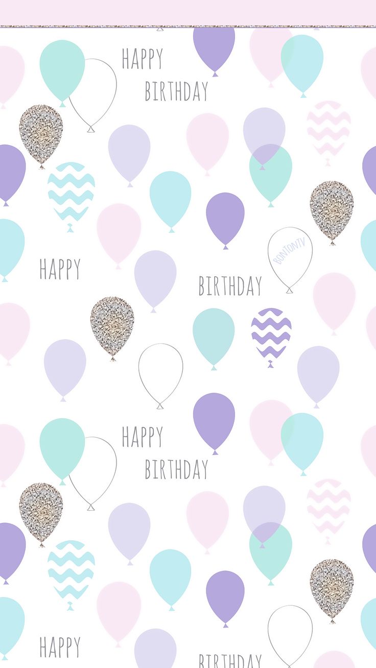 Phone Wallpaper HD Happy Birthday Pastel BonTon TV Background 1080x1920. Birthday wallpaper, Happy birthday wallpaper, Birthday background wallpaper